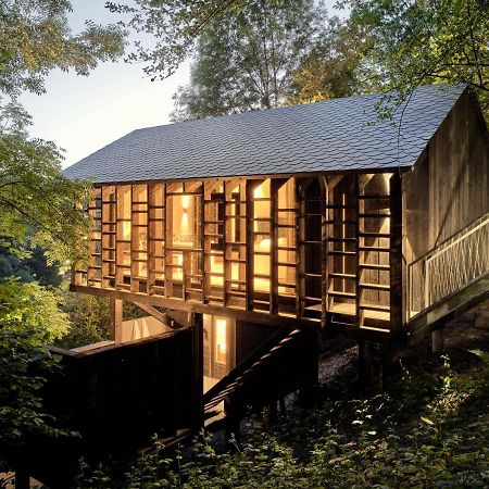 Hutstuf The Beaver & Private Outdoor Spa 라로셰안알데네 외부 사진