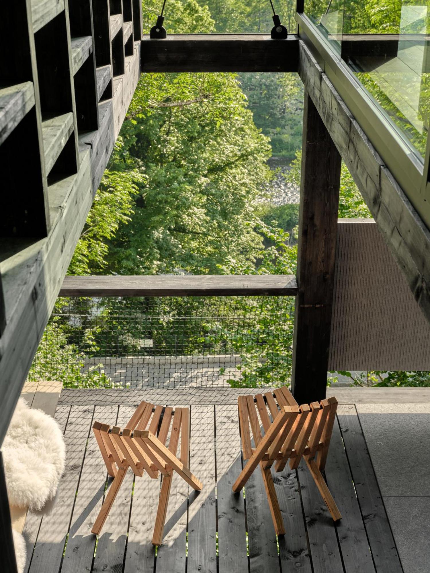 Hutstuf The Beaver & Private Outdoor Spa 라로셰안알데네 외부 사진